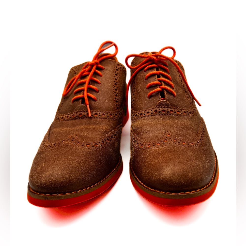 Cole Haan Brown and Orange Flats - Picture 5 of 16